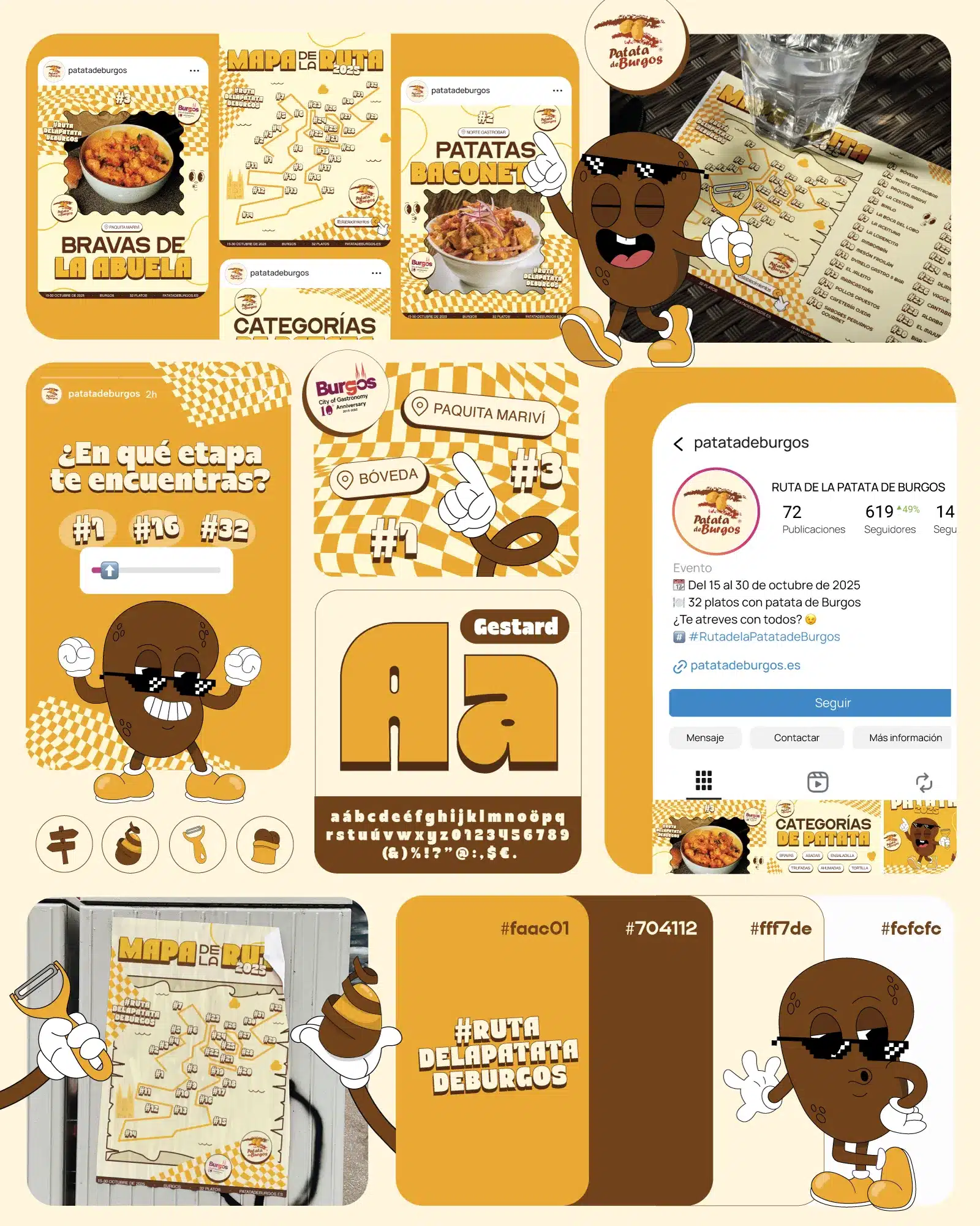 branding y redes sociales para la ruta de la patata de burgos